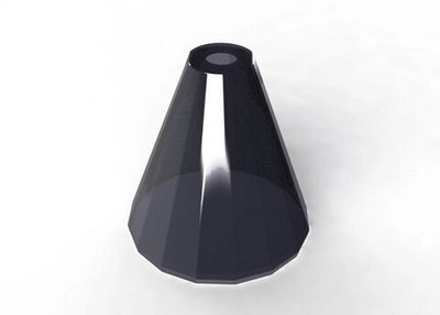 Основание для стульев и столов прозрачное, цвет желтый