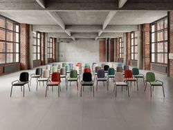 Стул Ror, 2 Frame, рогожка, черный /зеленый