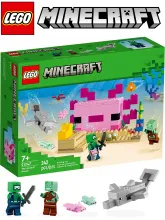 Конструктор Minecraft 21247 Дом аксолотля