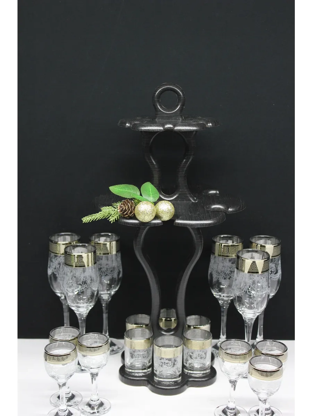 Барный набор 18 предметный с Бокалом