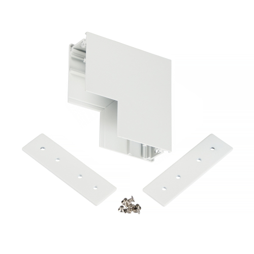 Коннектор соединитель угловой для накладного шинопровода 48V MyFar Accessories for MagLine 23 MT0201-CLW-W