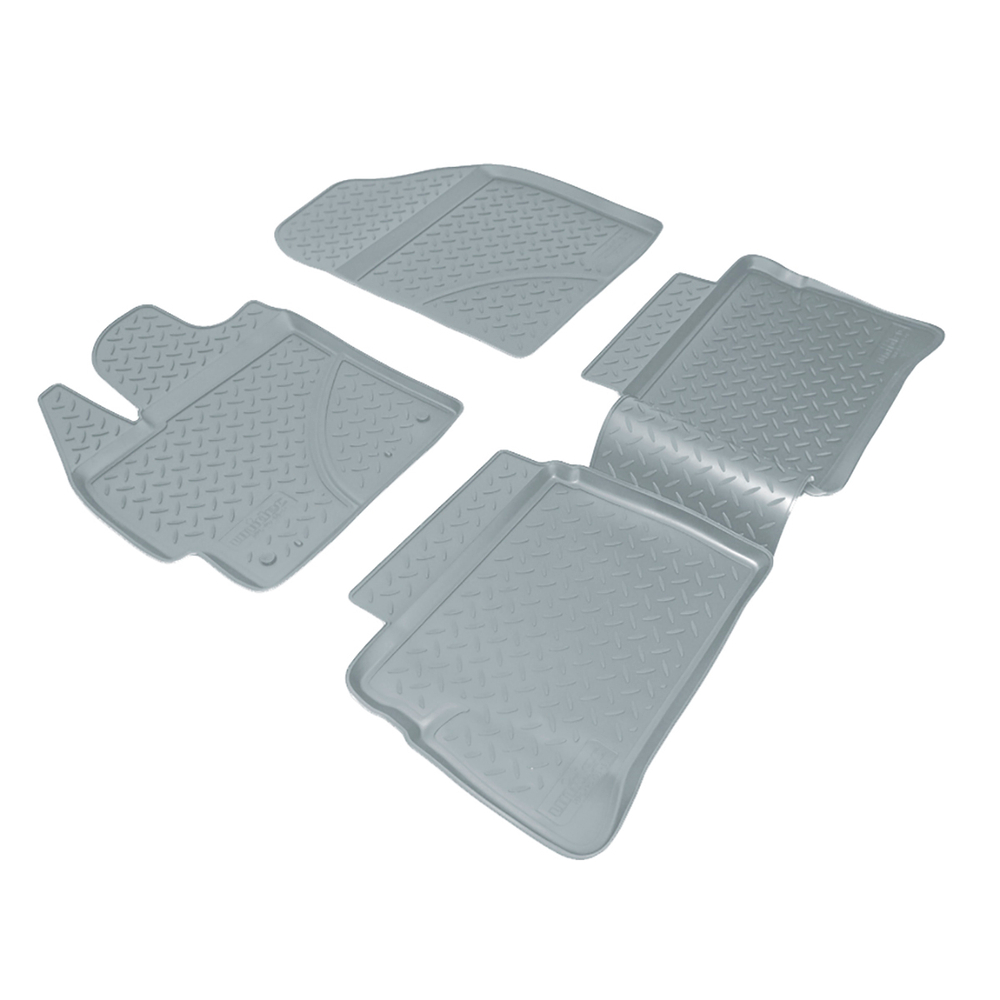 Ковры в салон Norplast/Unidec для Toyota Prius в кузове ZVW30 (2009-2015), Серый, арт.NPL-Po-88-41-G
