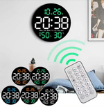 Часы настенные LED MIRROR DS-5501 White&Green