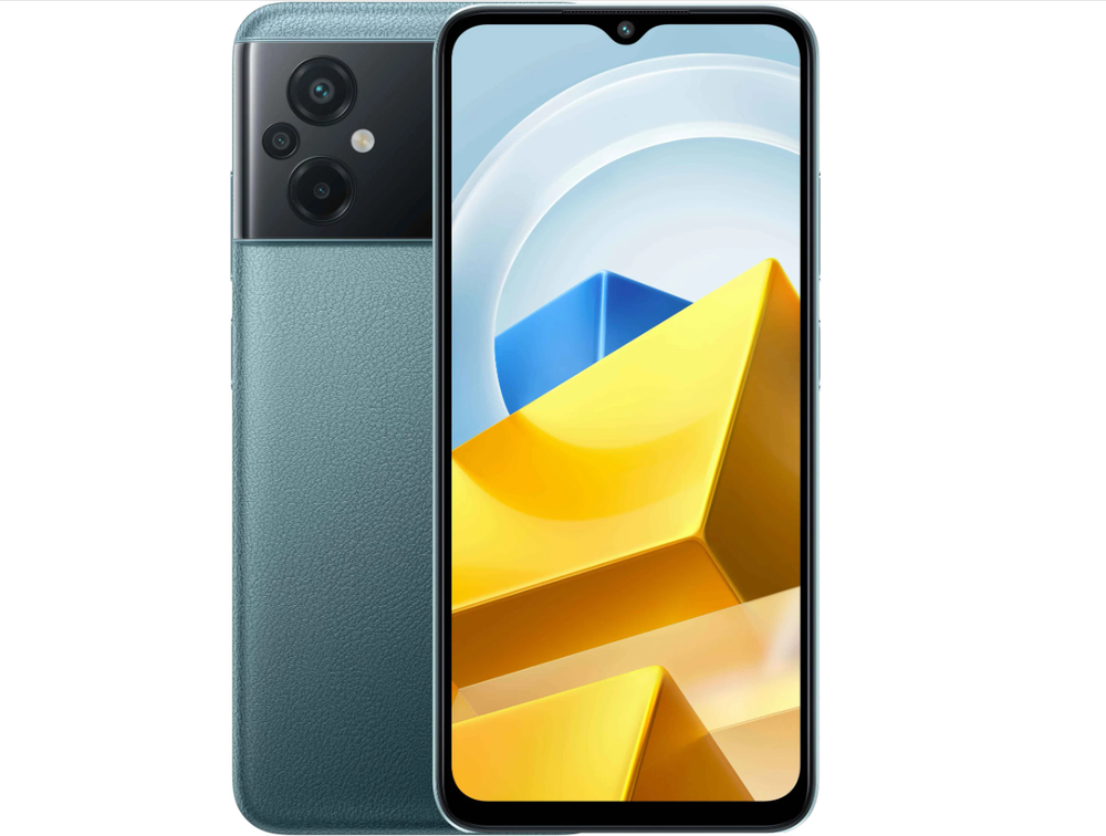 Смартфон Xiaomi POCO M5 4/64 ГБ RU, Dual nano SIM, зеленый