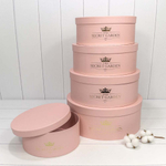 Коробка 37.5х14.5 см Набор 5 шт "The Secret Garden" (Персиковый)