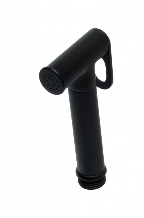 2012-C  Лейка метал. для биде (ЧЕРНЫЙ)  GANZER  (100/1шт)