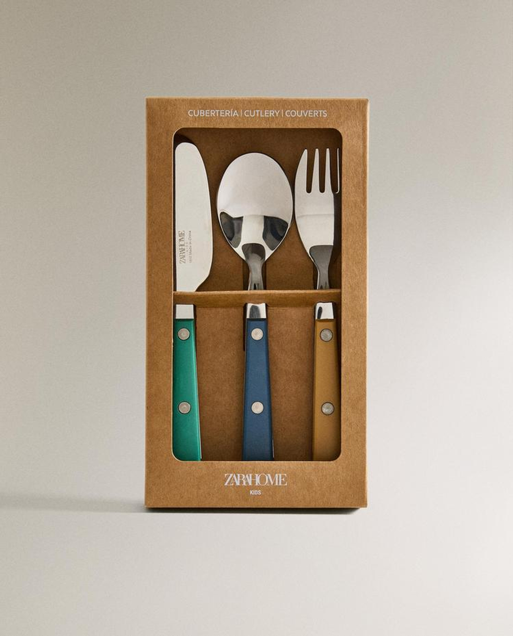 ZARA HOME ДЕТСКИЙ НАБОР СТОЛОВЫХ ПРИБОРОВ, РАЗНОЦВЕТНЫЙ