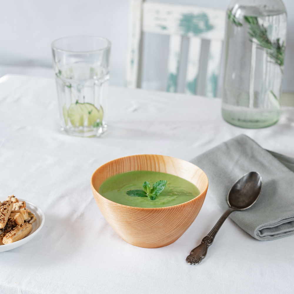 Деревянная глубокая тарелка Art of Siberia из сибирского кедра детский набор. T150