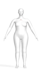 3D аватар манекена Моника