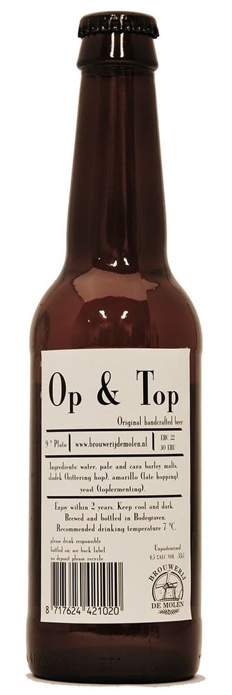 De Molen Op &amp; Top 0.33 - стекло(24 шт.)