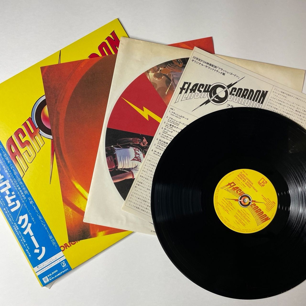 Винтажная виниловая пластинка LP Queen Flash Gordon (Soundtrack Music) (Japan 1980) (Obi) Football Fight