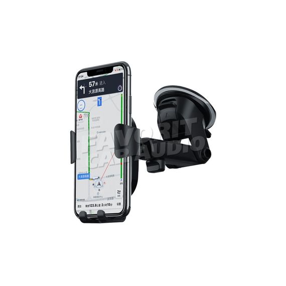 Держатель Remax RM-C37 торпедо бесп. зарядка Qi чёрный