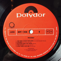Винтажная виниловая пластинка LP Whitesnake Trouble (Japan 1979) (Obi) Free Flight