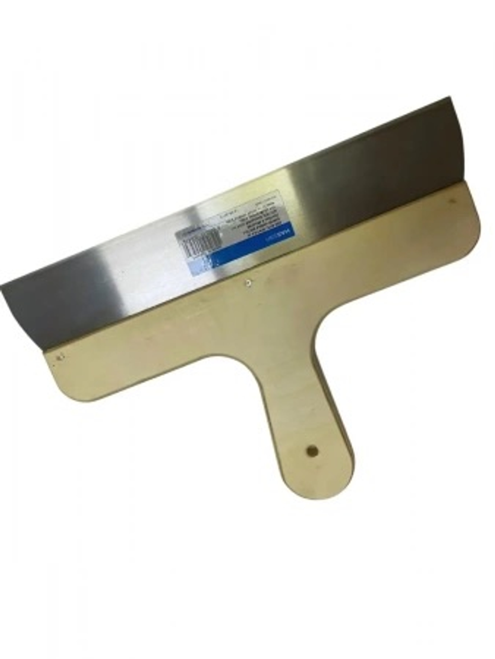 Шпатель фасадный 25 см с изогнутой деревянной ручкой Kitan 846