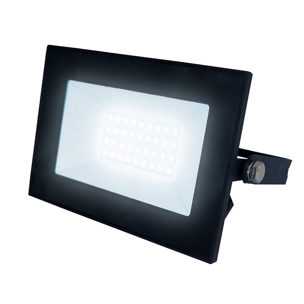 ULF-F21-30W/4000K IP65 200-250В BLACK Прожектор светодиодный. Белый свет (4000K). Корпус черный. TM Uniel