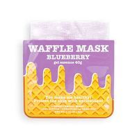 Противовоспалительная вафельная маска для лица Черничное наслаждение Kocostar Waffle Mask Blueberry 3шт