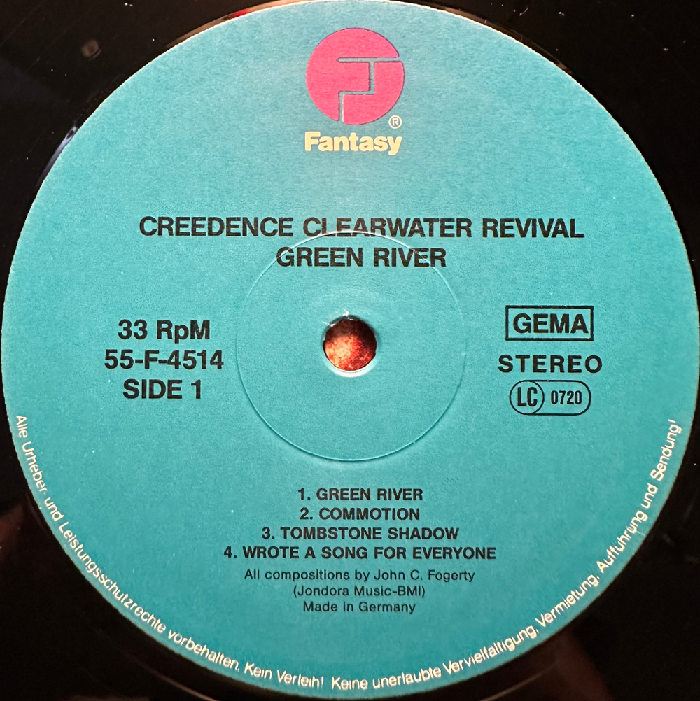 Creedence Clearwater Revival - Green River (Германия 1983г.)
