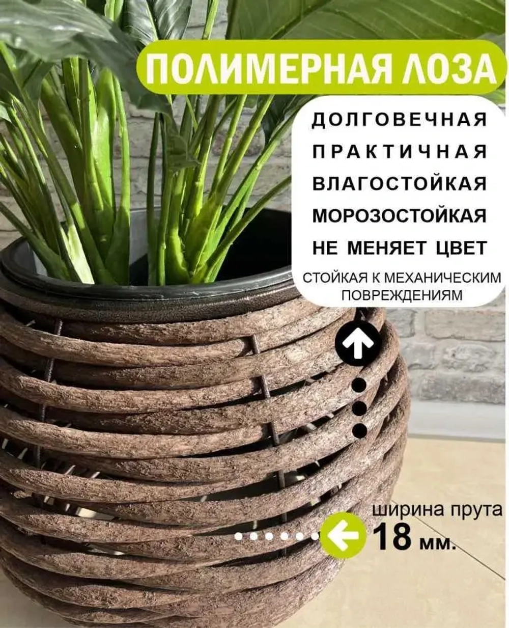 Вазон Круглый