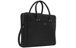 SAINT LAURENT Calfskin Leather Portable Briefcase Men"s Black