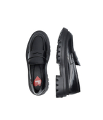 Кожаные мокасины Love Moschino - черный(JA10255G1LJD0)