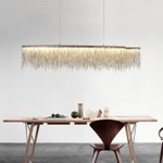 Pendant design lamp Waterfall  L100 (Silver)