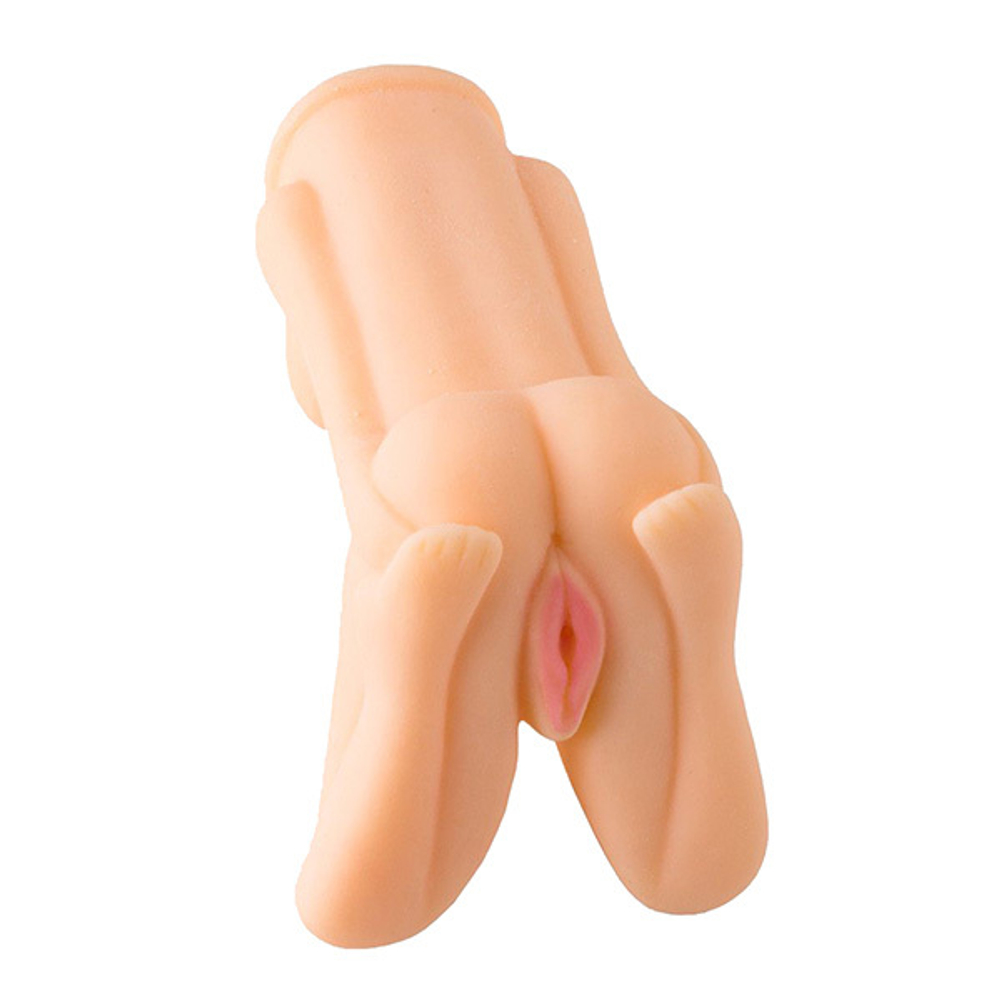 Фигурный мастурбатор 16см в форме девушки с сжатыми ножками ToyFa Juicy Pussy 893010