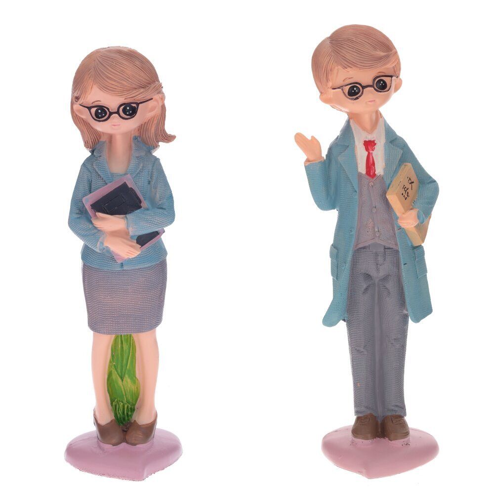 GAEM Фигурка декоративная "Учитель" (блок 2 шт), L6 W4,5 H19 см, 2в.