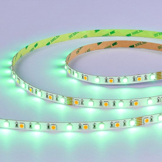 ST019.418.20RGBW Светодиодная лента SMD5050 - 17.28W/M RGB+4000K 300Lm Ra>90 IP20 L5000xW10xH- 24V Светодиодные ленты