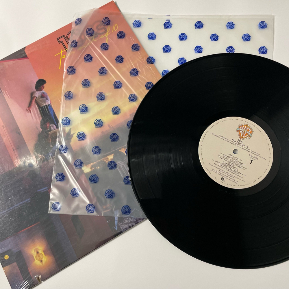 Винтажная виниловая пластинка LP 10cc Ten Out Of 10 Тэн Си Си (США 1982)