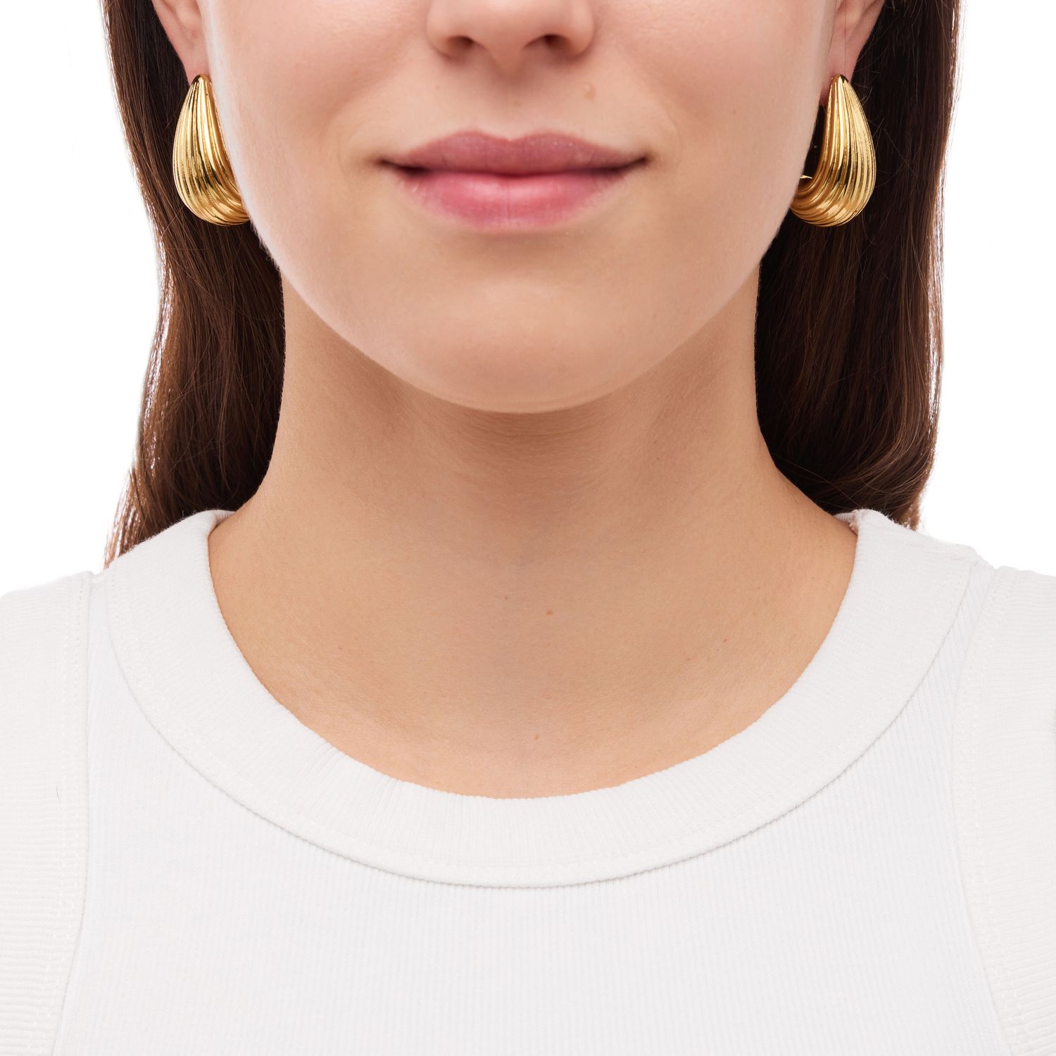 Серьги Shell Drop Earrings – Gold