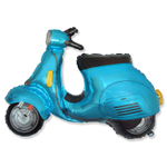 Шар Фольгированный Скутер голубой (Голубой)