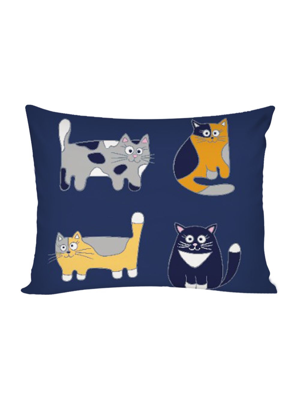 Постельное белье перкаль Сказка "Котятки" 1,5-сп Наволочка 50х70 см 1 шт Простынь на резинке 90x200 см Пододеяльник 145x215 см