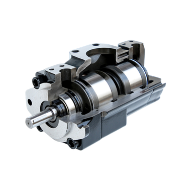 T6CCB08B051R00C100 - Пластинчатый нерегулируемый двухпоточный насос серии T6CC с рабочим объемом 26,2+17 см3