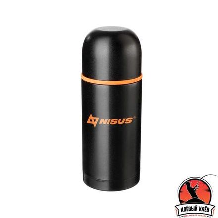 Термос 024 750ML черный (дополн.пласт.чашка) (NA.TM-024) Nisus