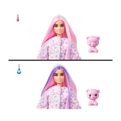 Barbie Cutie Reveal - Розовый плюшевый мишка Барби + кукла-питомец HKR04 / артикул   HKR02 HKR04  / GTIN 194735106974