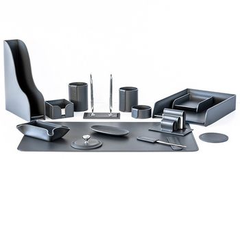 Настольный набор из кожи Cuoietto серии Business из 15 предметов (NBCCar15.2)