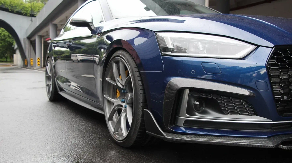 Карбоновые канарды переднего бампера для AUDI S5 & A5 S LINE 2017-2019 B9 Ауди обвес