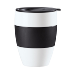 Термокружка aroma to go, 400 мл, черно-белая