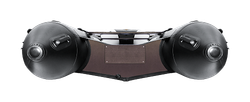 Лодка ПВХ Ривьера Максима 3600 СК "Комби"  светло-серый/черный