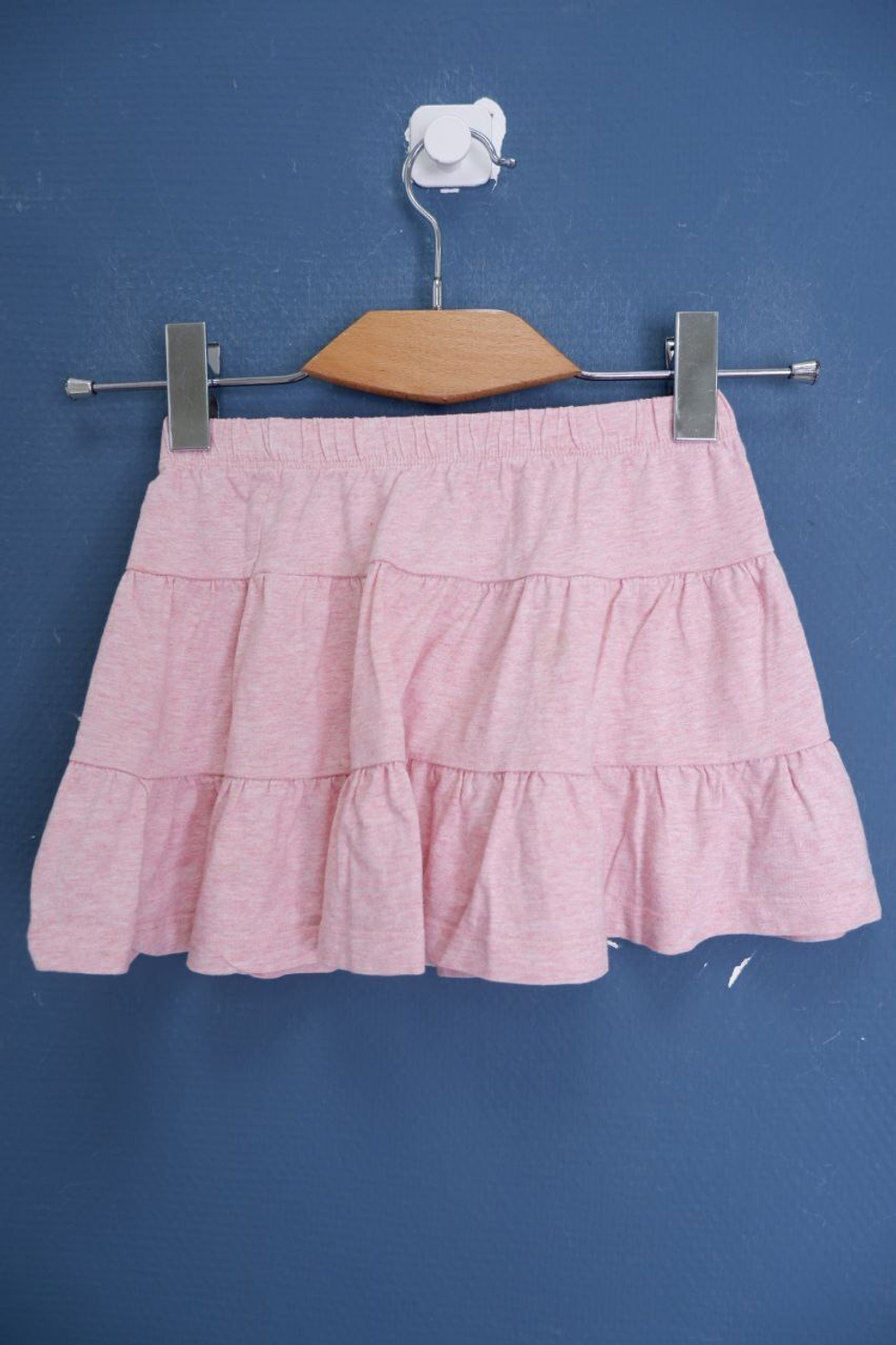 Юбка бледно-розовая на 5-6 лет