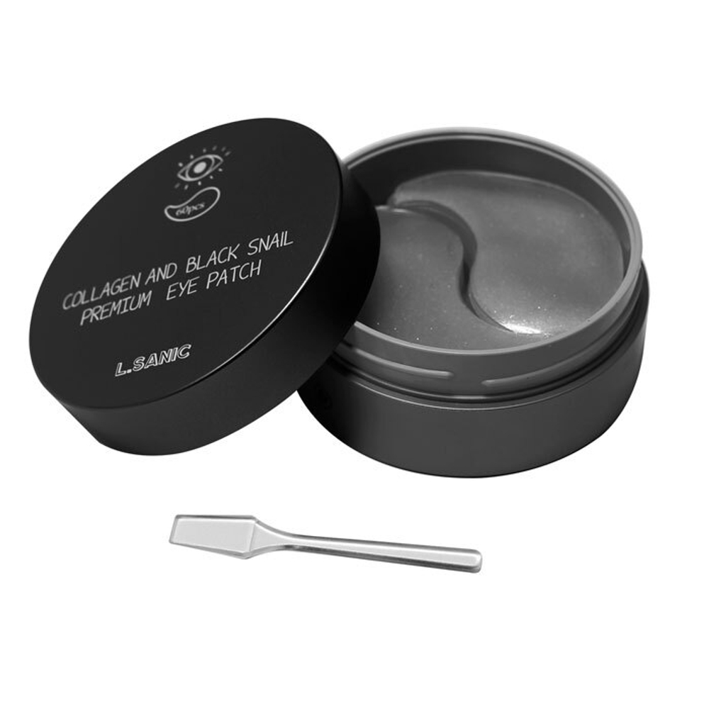 L.Sanic Патчи гидрогель.с коллаг\муцином черн.улитки 60шт