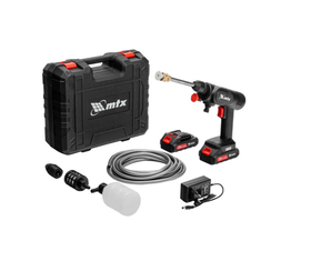 Моечная машина высокого давления аккумуляторная А-21-02, 40 бар, 4 л/мин, Li-ion 21 В, 2 акк. MTX