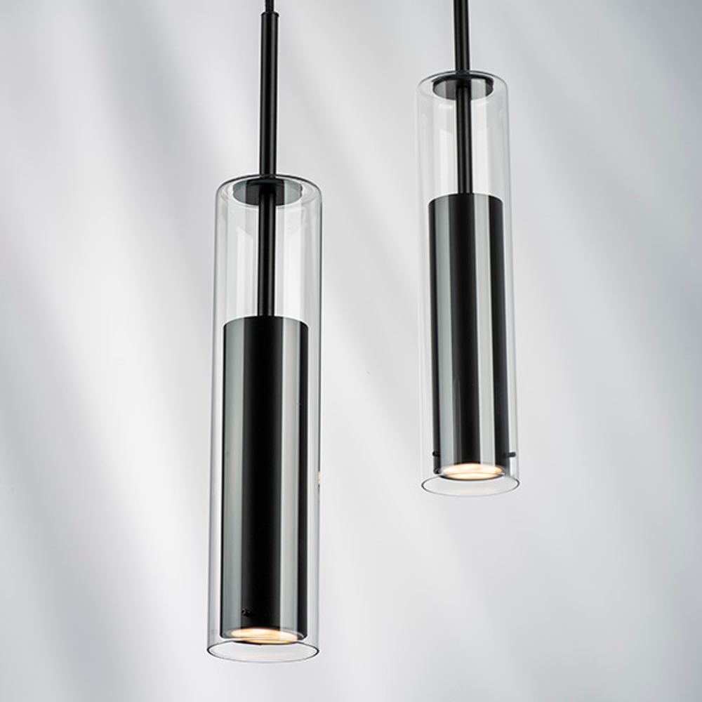 756017 Люстра CILINO 1х40W GU10 ЧЕРНЫЙ