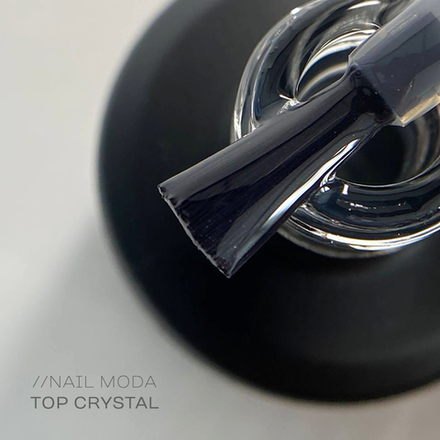 Nail Moda Top Crystal - Топ без липкого слоя, 15мл