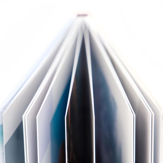 20x20 фотокнига с льняной обложкой "Ash"