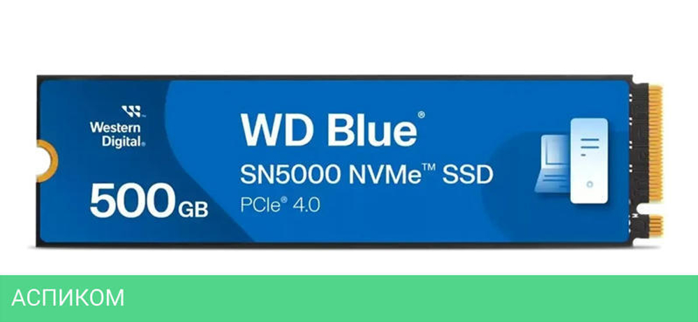 SSD диск WD Blue SN5000 500Gb (WDS500G4B0E)