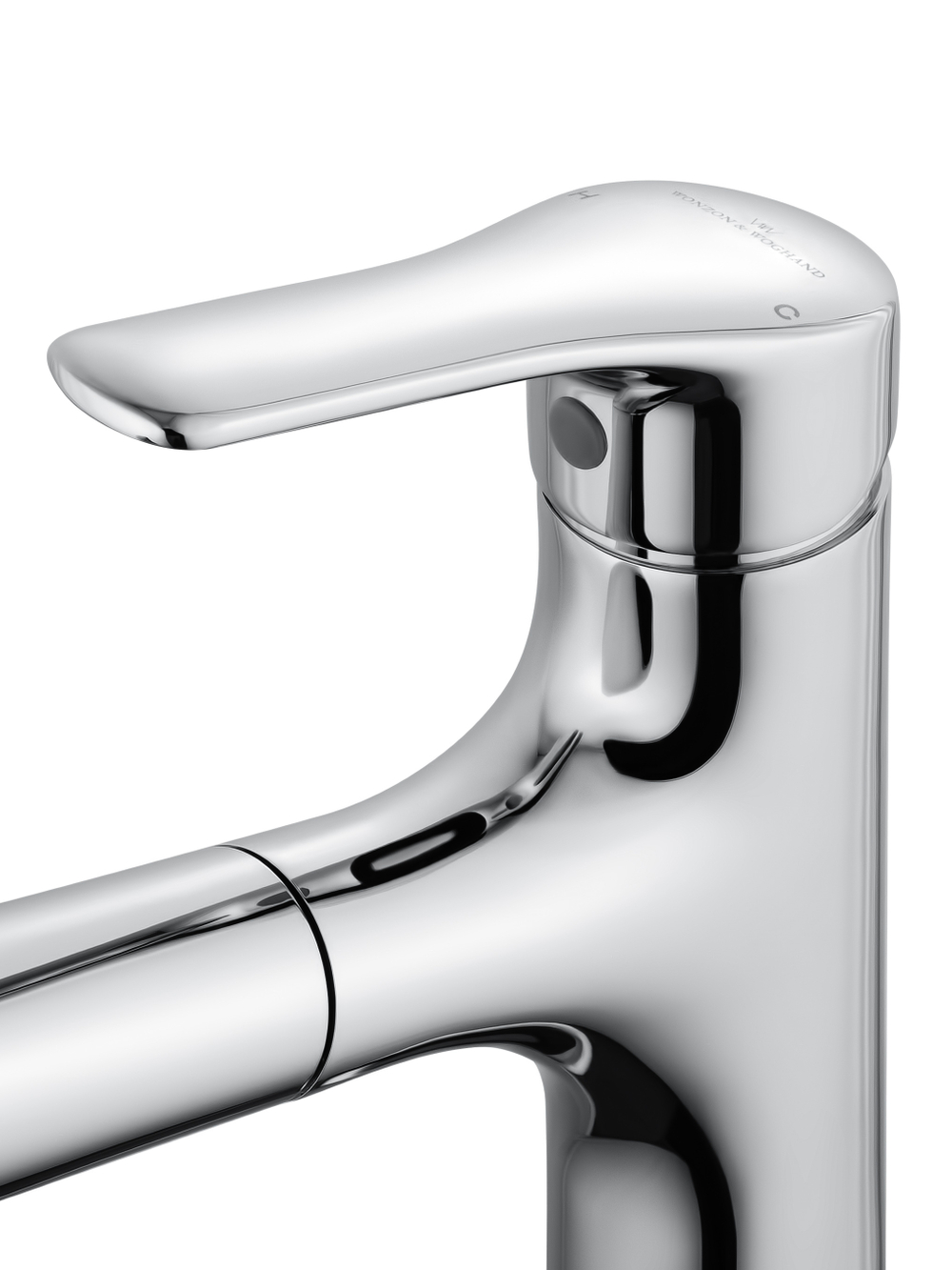 Смеситель для раковины с выдвижным изливом WONZON & WOGHAND, Хром (WW-AE4151-CR)