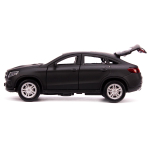 Модель ин. мет. "Mercedes-Benz GLE Coupe матовый черный" 12см GLE-COUPE-BE (Технопарк)