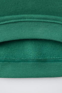 ZARA КОМПЛЕКТ ИЗ ТОЛСТОВКИ И БАЗОВЫХ БРЮК-ДЖОГГЕРОВ, ЗЕЛЕНЫЙ