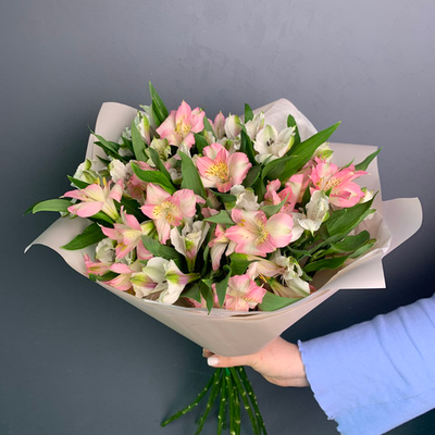 Букет 11 альстромерий микс
